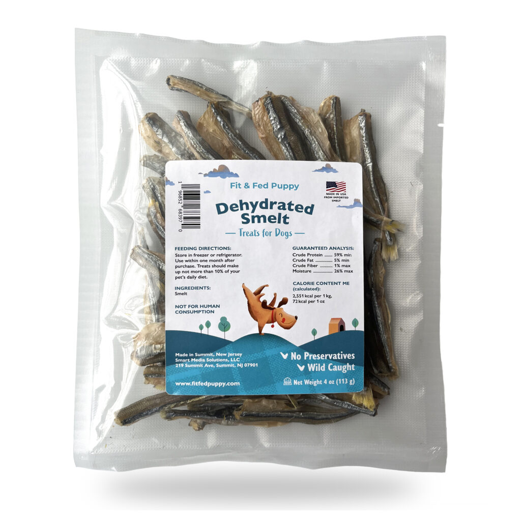 SMELTS small fish 1 lb Bag - Raaw Energy Dog Food